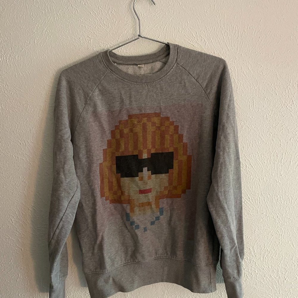 Anna Wintour pixel sweatshirt - Very Important Pixels from Kitson